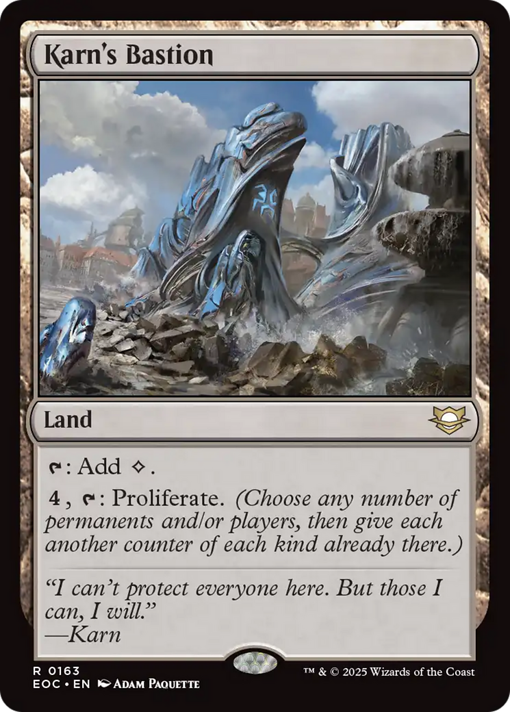 Karn's Bastion [Edge of Eternities Commander] | Spectrum Games