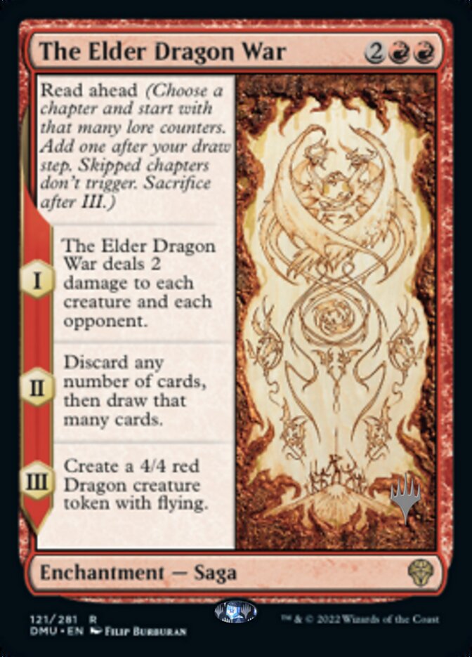 The Elder Dragon War (Promo Pack) [Dominaria United Promos] | Spectrum Games