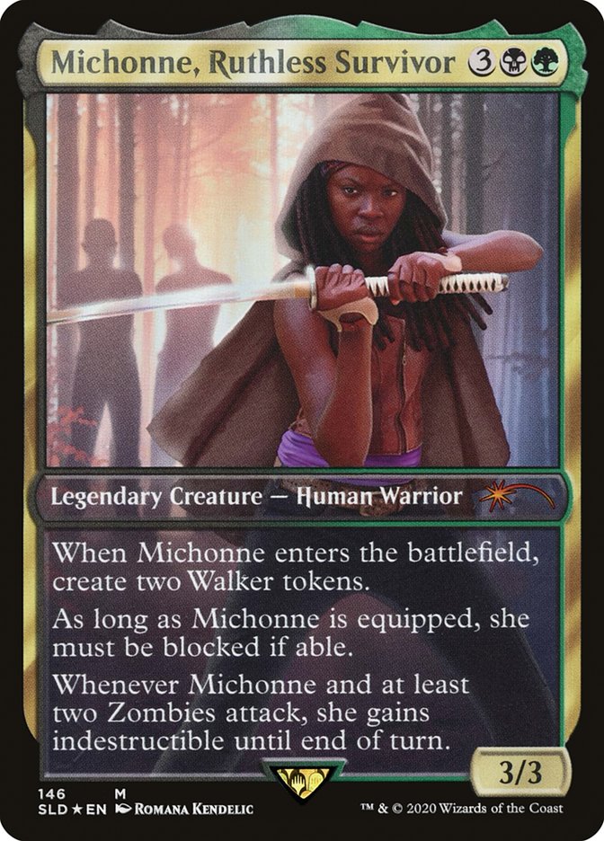 Michonne, Ruthless Survivor [Secret Lair Drop Series] | Spectrum Games
