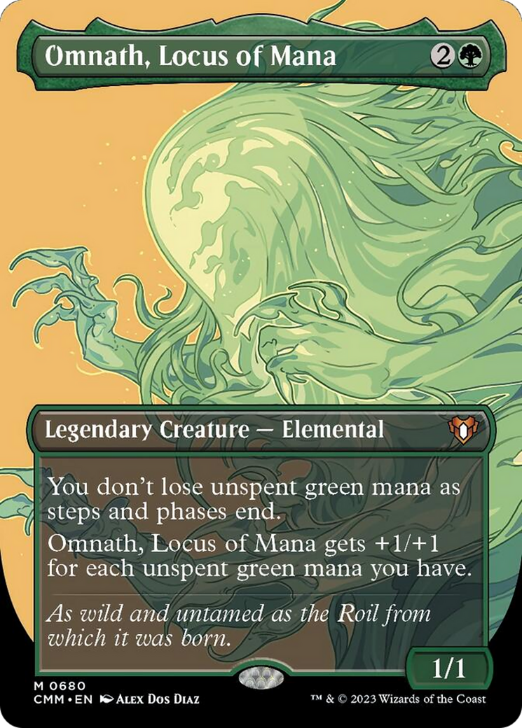 Omnath, Locus of Mana (Borderless Profile) [Commander Masters] | Spectrum Games