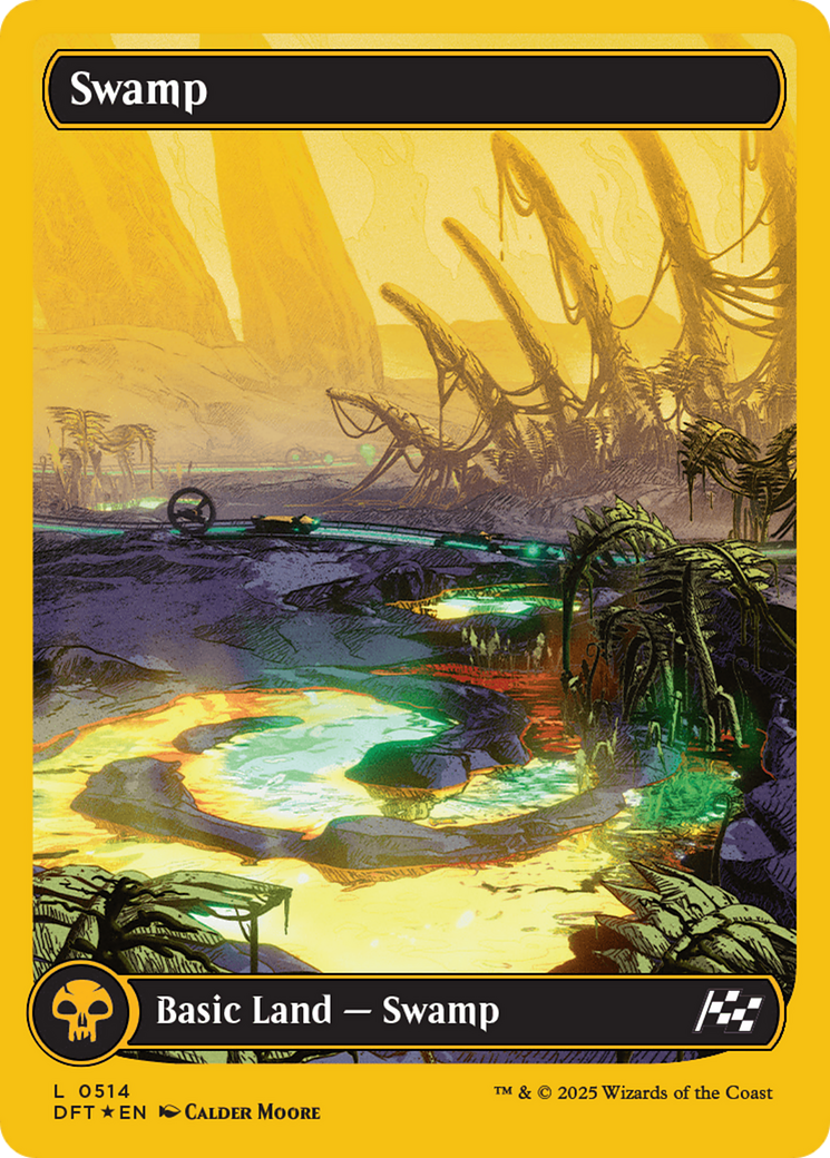 Swamp (0514) (First-Place Foil) [Aetherdrift] | Spectrum Games