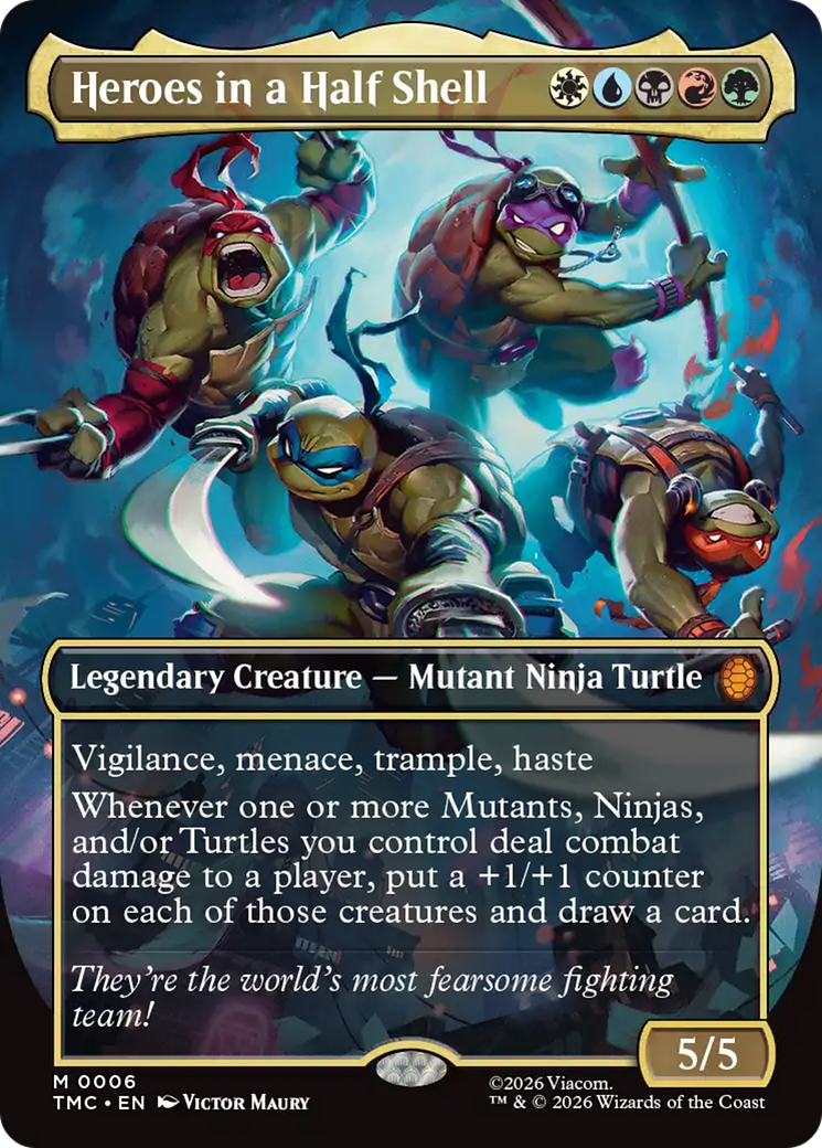 Heroes in a Half Shell (Borderless) [Teenage Mutant Ninja Turtles Commander] | Spectrum Games