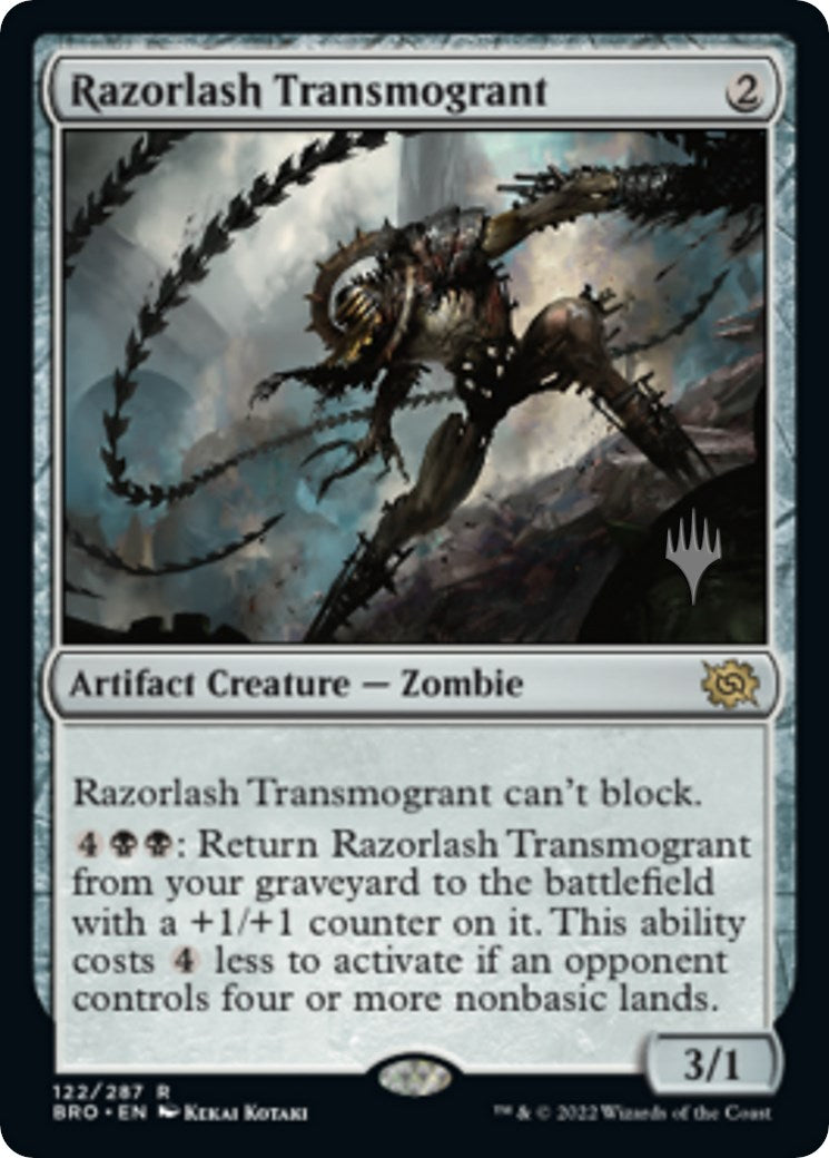 Razorlash Transmogrant (Promo Pack) [The Brothers' War Promos] | Spectrum Games