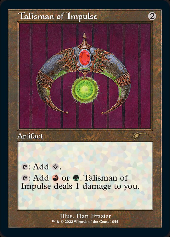 Talisman of Impulse (Foil Etched) [Secret Lair Drop Series] | Spectrum Games