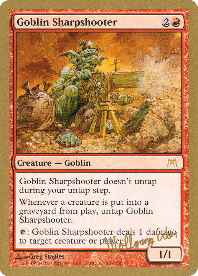 Goblin Sharpshooter (Wolfgang Eder) [World Championship Decks 2003] | Spectrum Games