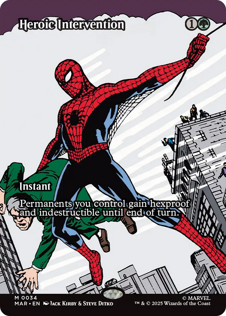 Heroic Intervention (Borderless) [Marvel's Spider-Man: Eternal-Legal] | Spectrum Games
