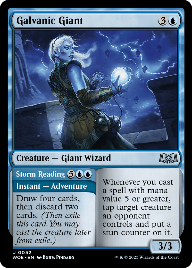 Galvanic Giant // Storm Reading [Wilds of Eldraine] | Spectrum Games