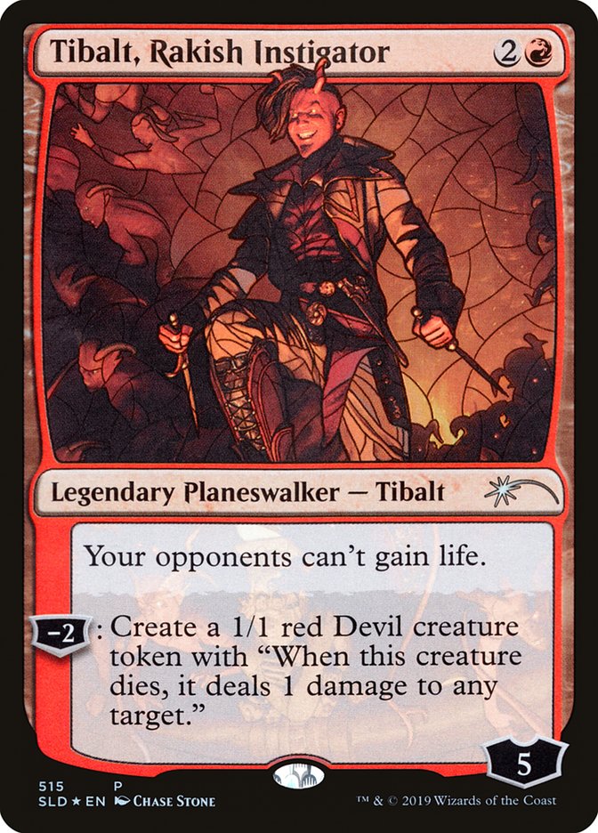 Tibalt, Rakish Instigator (Stained Glass) [Secret Lair Drop Promos] | Spectrum Games