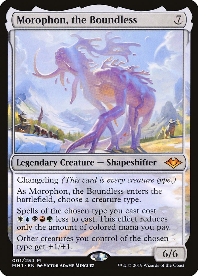 Morophon, the Boundless [Modern Horizons] | Spectrum Games