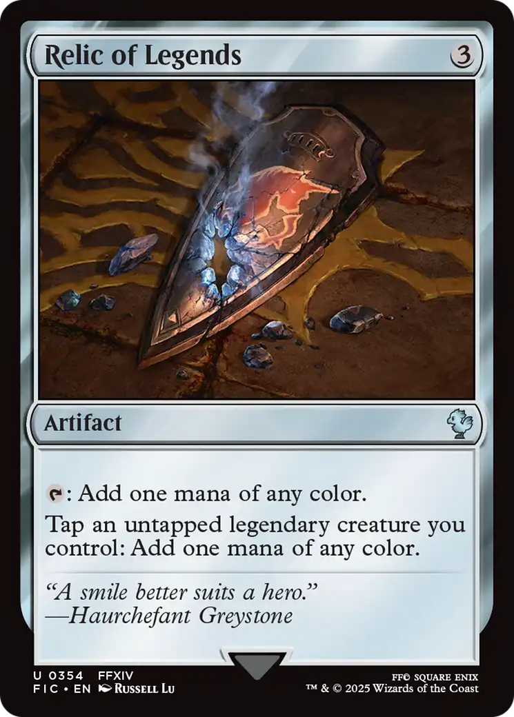 Relic of Legends [FINAL FANTASY Commander] | Spectrum Games