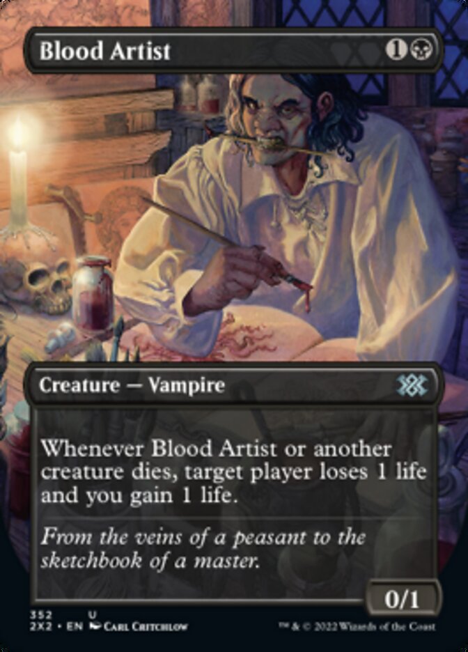 Blood Artist (Borderless Alternate Art) [Double Masters 2022] | Spectrum Games