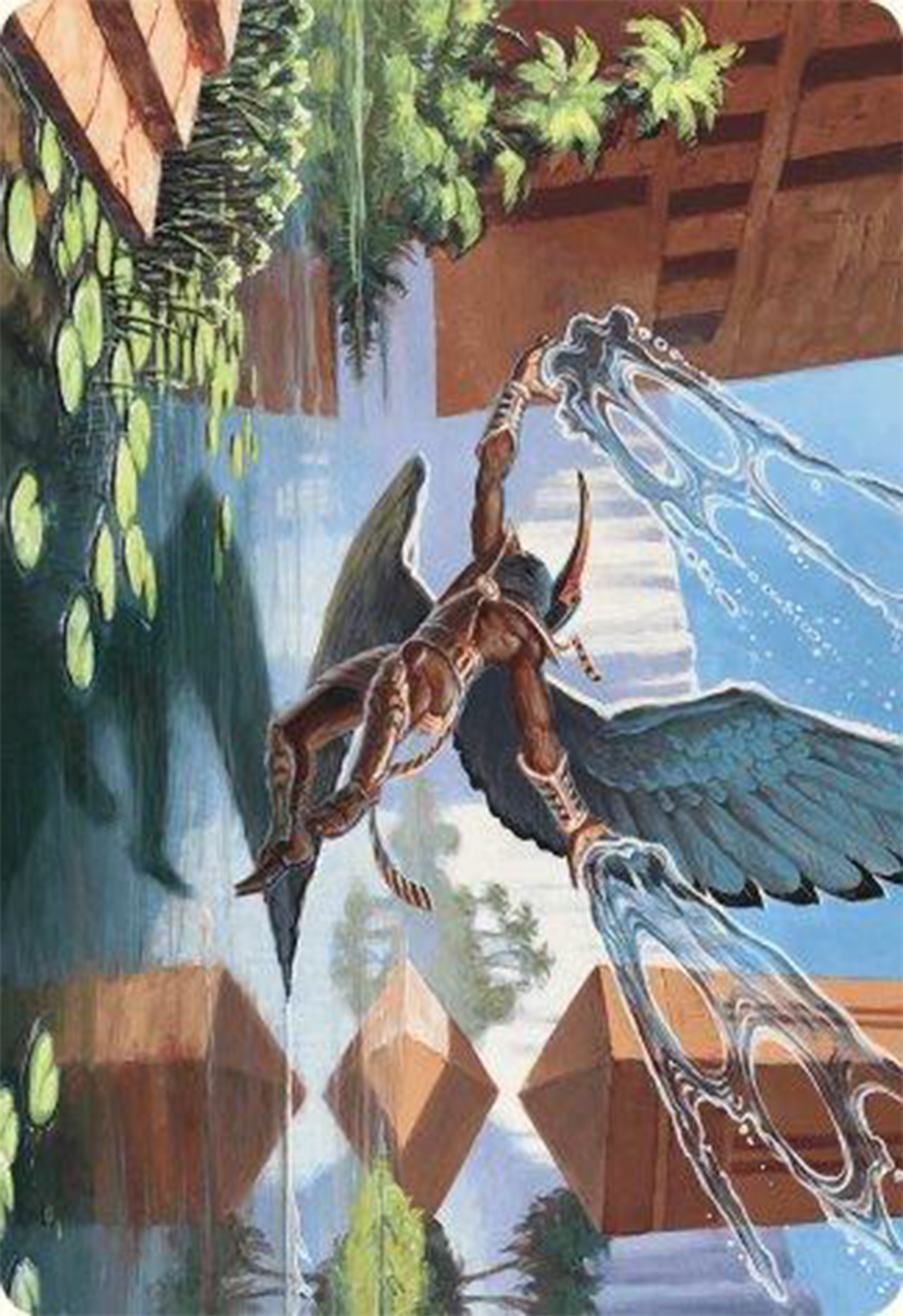 Nadu, Winged Wisdom Art Card [Modern Horizons 3 Art Series] | Spectrum Games