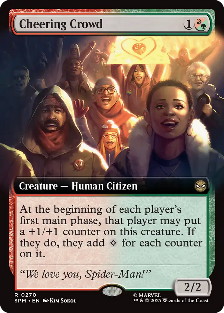 Cheering Crowd (Extended Art) [Marvel's Spider-Man] | Spectrum Games