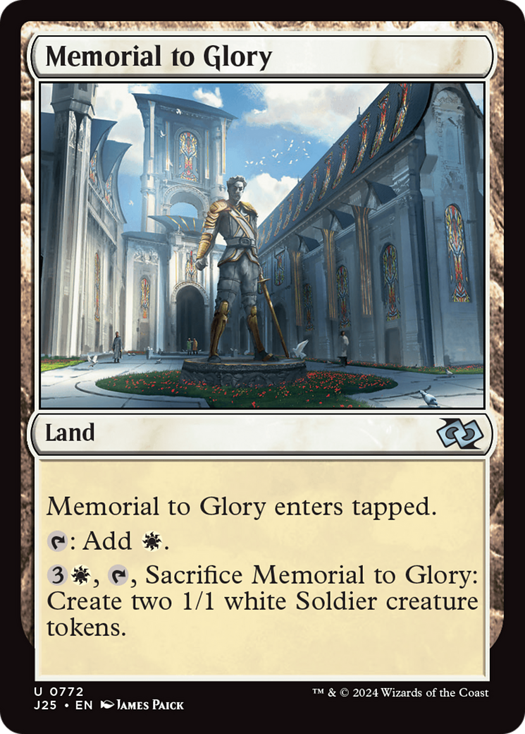 Memorial to Glory [Foundations Jumpstart] | Spectrum Games