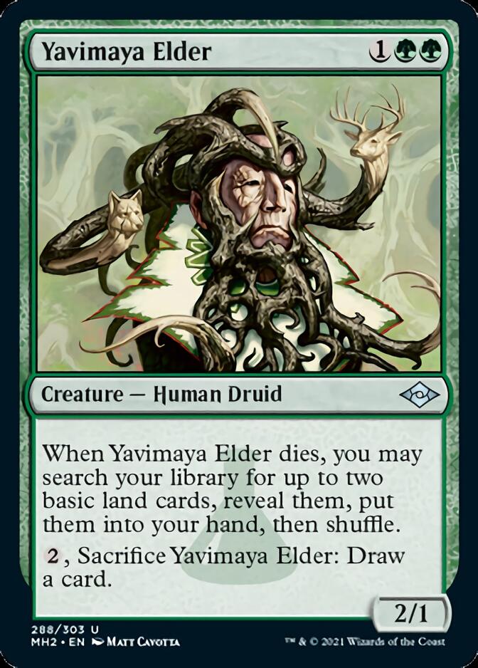 Yavimaya Elder (Foil Etched) [Modern Horizons 2] | Spectrum Games