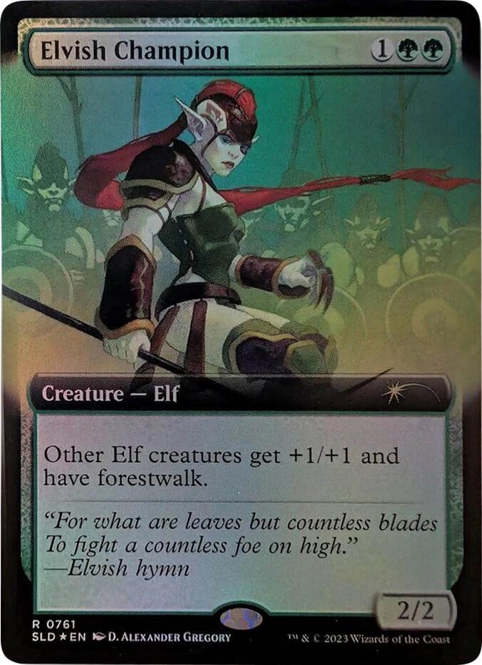 Elvish Champion (Extended Art) [Secret Lair Drop Series] | Spectrum Games