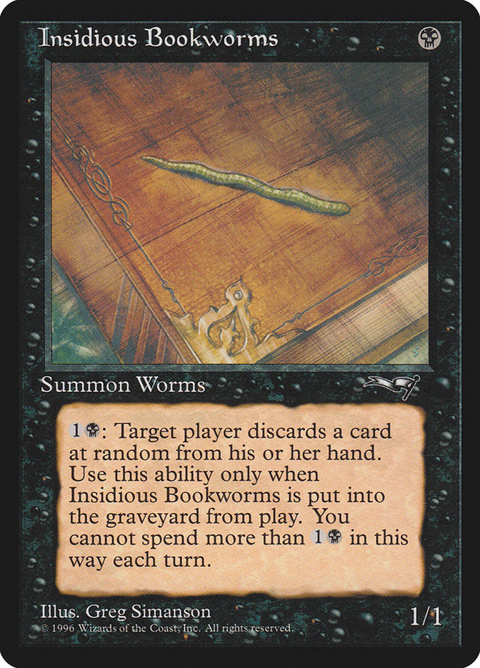 Insidious Bookworms (Single Worm) [Alliances] | Spectrum Games