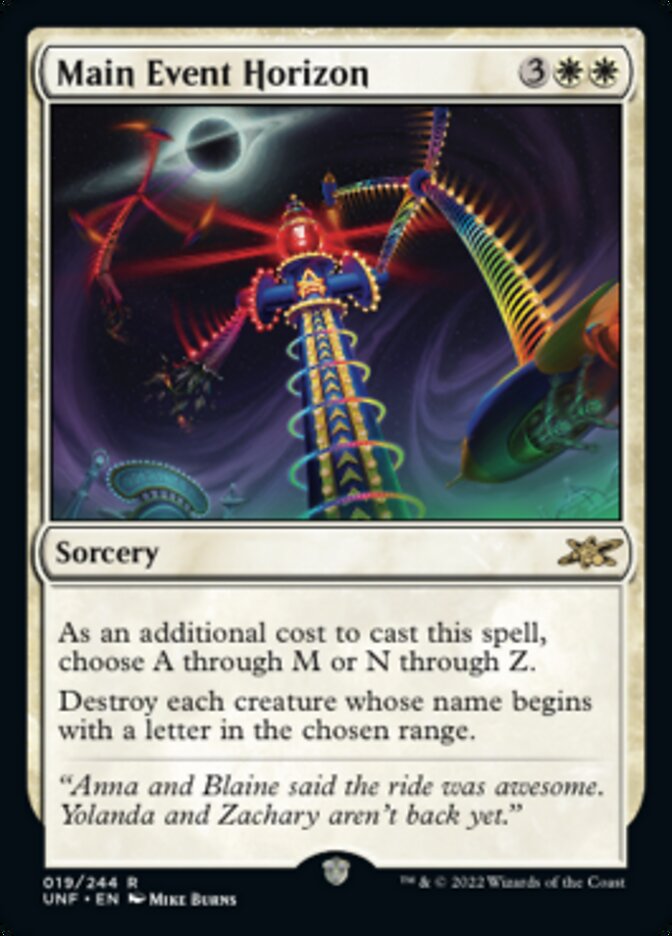 Main Event Horizon [Unfinity] | Spectrum Games
