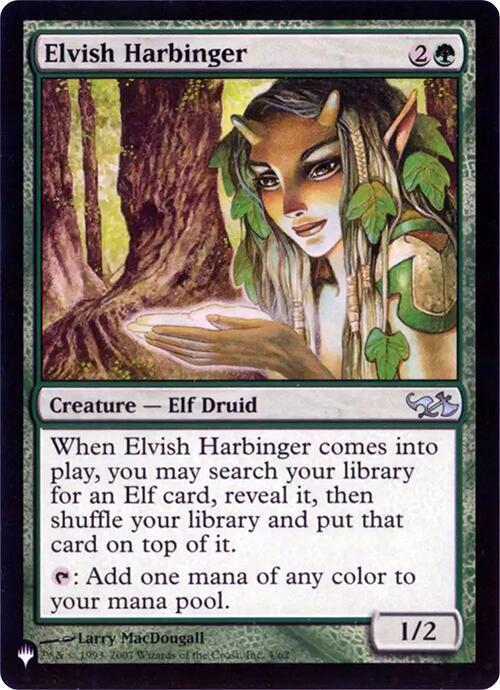 Elvish Harbinger (Retro Frame) [The List] | Spectrum Games