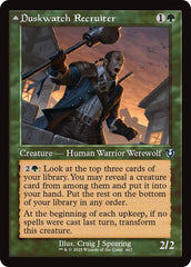 Duskwatch Recruiter // Krallenhorde Howler (Retro Frame) [Innistrad Remastered] | Spectrum Games