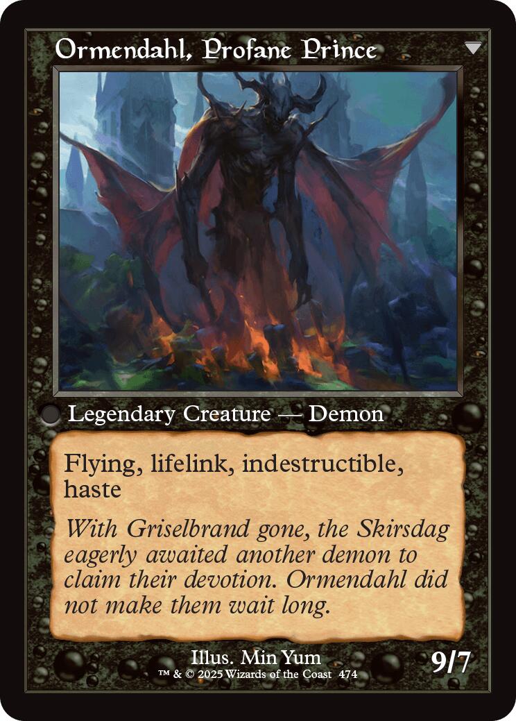 Westvale Abbey // Ormendahl, Profane Prince (Retro Frame) [Innistrad Remastered] | Spectrum Games