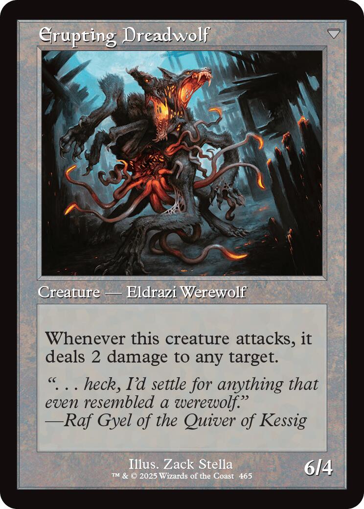 Smoldering Werewolf // Erupting Dreadwolf (Retro Frame) [Innistrad Remastered] | Spectrum Games