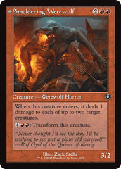 Smoldering Werewolf // Erupting Dreadwolf (Retro Frame) [Innistrad Remastered] | Spectrum Games