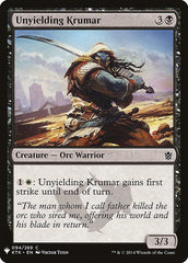 Unyielding Krumar [Mystery Booster] | Spectrum Games