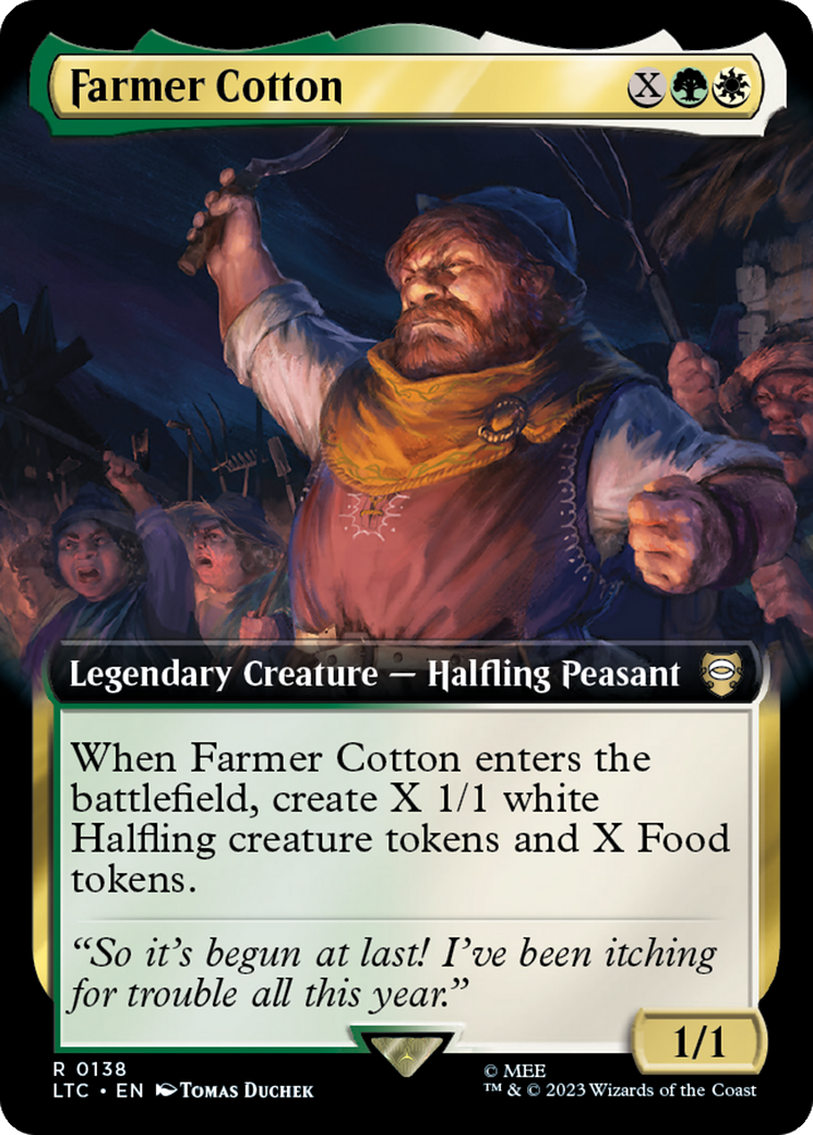 Farmer Cotton (Extended Art) [The Lord of the Rings: Tales of Middle-Earth Commander] | Spectrum Games