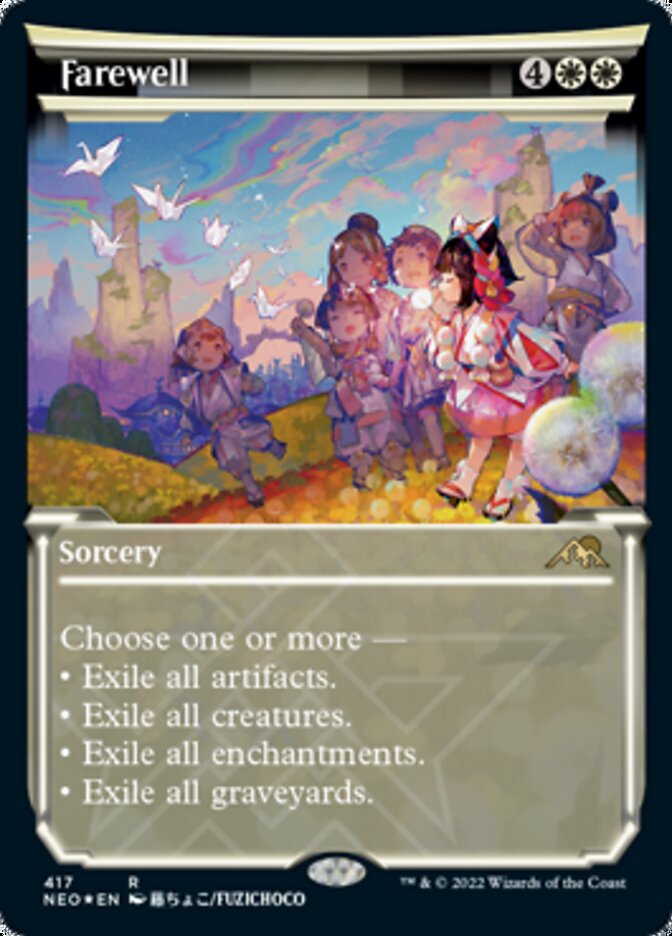 Farewell (Showcase) (Foil Etched) [Kamigawa: Neon Dynasty] | Spectrum Games