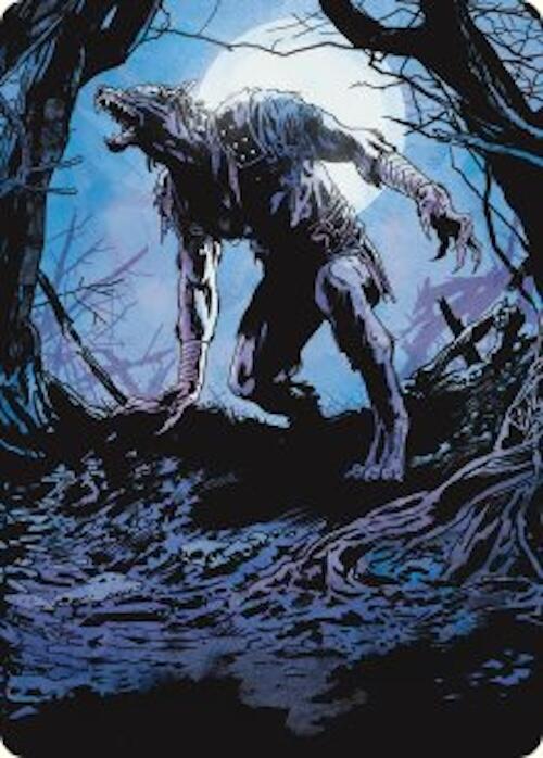 Krallenhorde Howler Art Card [Innistrad Remastered Art Series] | Spectrum Games