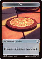 Monk // Clue (0017) Double-Sided Token [Avatar: The Last Airbender Tokens] | Spectrum Games