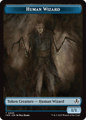 Human Wizard // Emblem - Jace, Unraveler of Secrets Double-Sided Token [Innistrad Remastered Tokens] | Spectrum Games