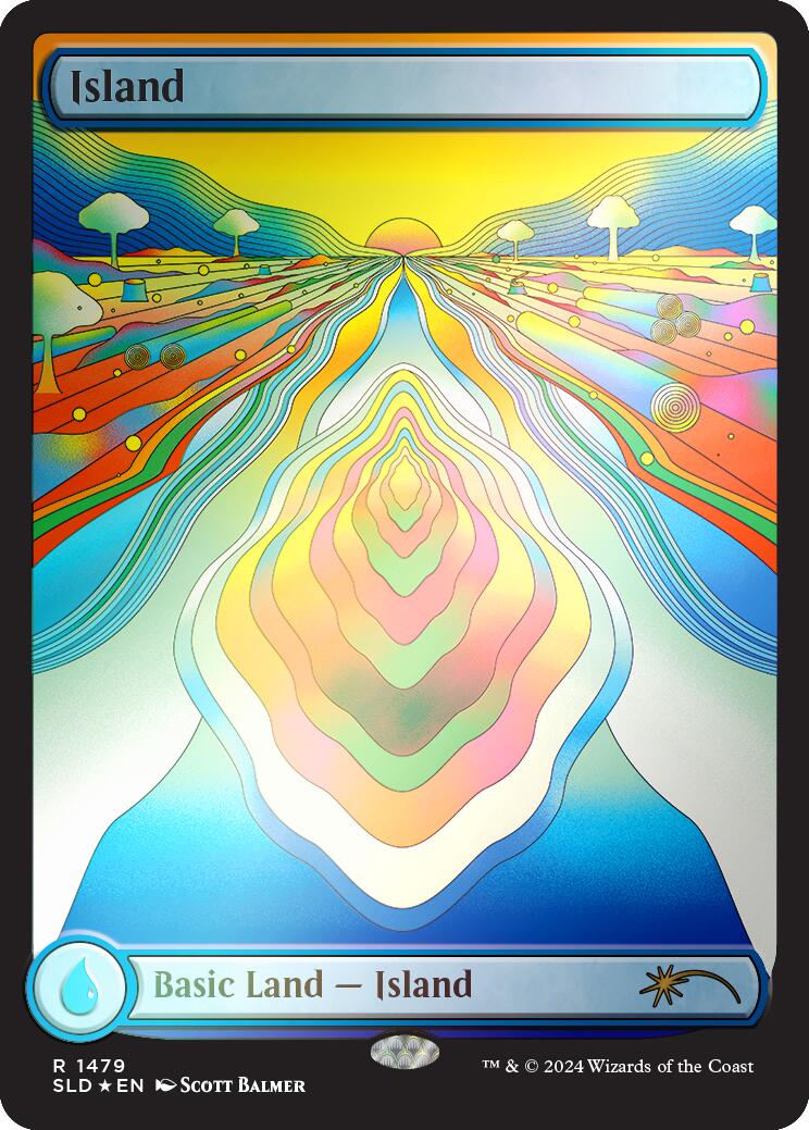Island (1479) (Rainbow Foil) [Secret Lair Drop Series] | Spectrum Games