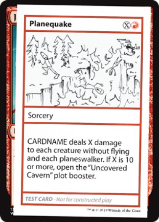 Planequake (2021 Edition) [Mystery Booster Playtest Cards] | Spectrum Games