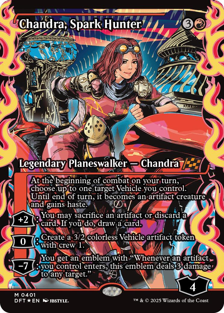 Chandra, Spark Hunter (Showcase) (Japanese) [Aetherdrift] | Spectrum Games