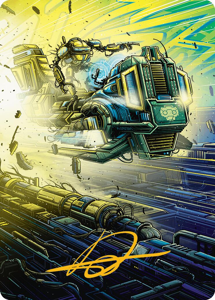 Guidelight Pathmaker Art Card (Gold-Stamped Signature) [Aetherdrift Art Series] | Spectrum Games