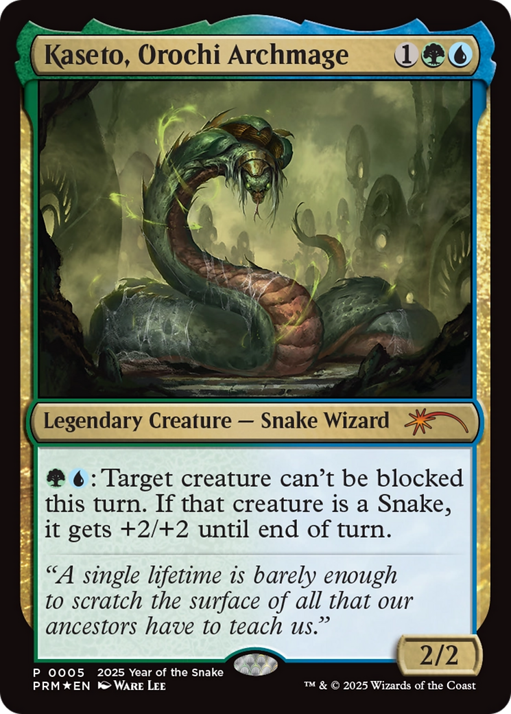 Kaseto, Orochi Archmage (Year of the Snake 2025) [Standard Showdown Promos] | Spectrum Games