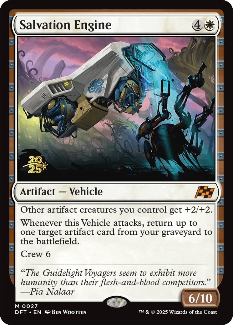 Salvation Engine [Aetherdrift Prerelease Promos] | Spectrum Games