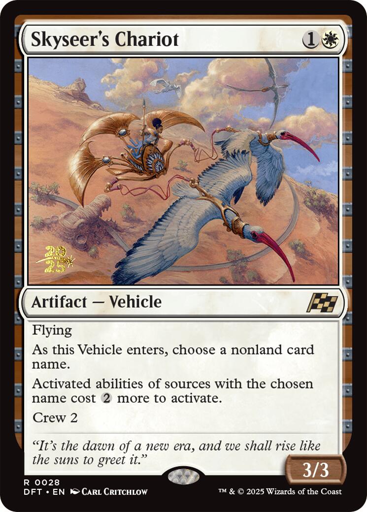 Skyseer's Chariot [Aetherdrift Prerelease Promos] | Spectrum Games