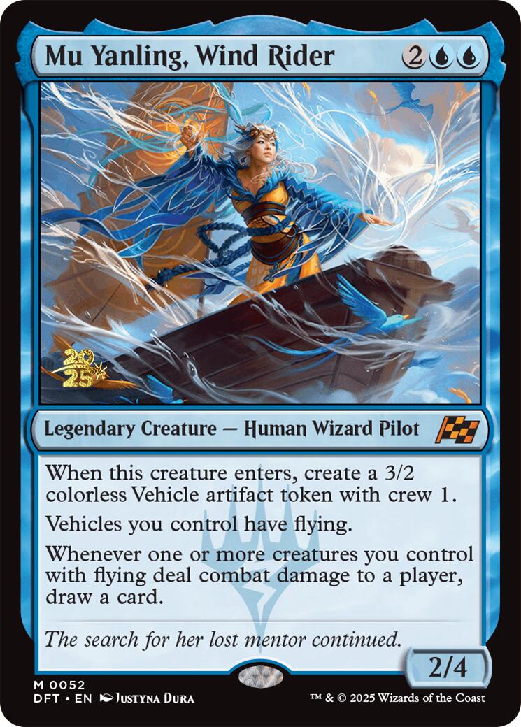 Mu Yanling, Wind Rider [Aetherdrift Prerelease Promos] | Spectrum Games