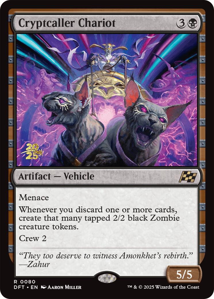 Cryptcaller Chariot [Aetherdrift Prerelease Promos] | Spectrum Games