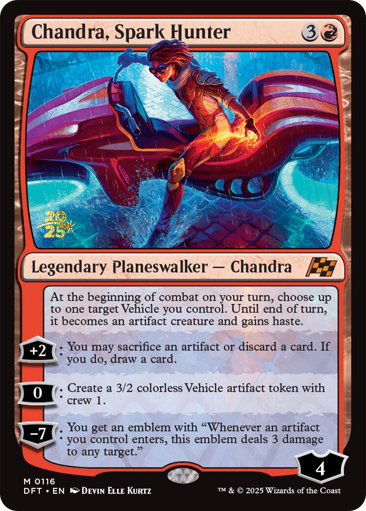 Chandra, Spark Hunter [Aetherdrift Prerelease Promos] | Spectrum Games