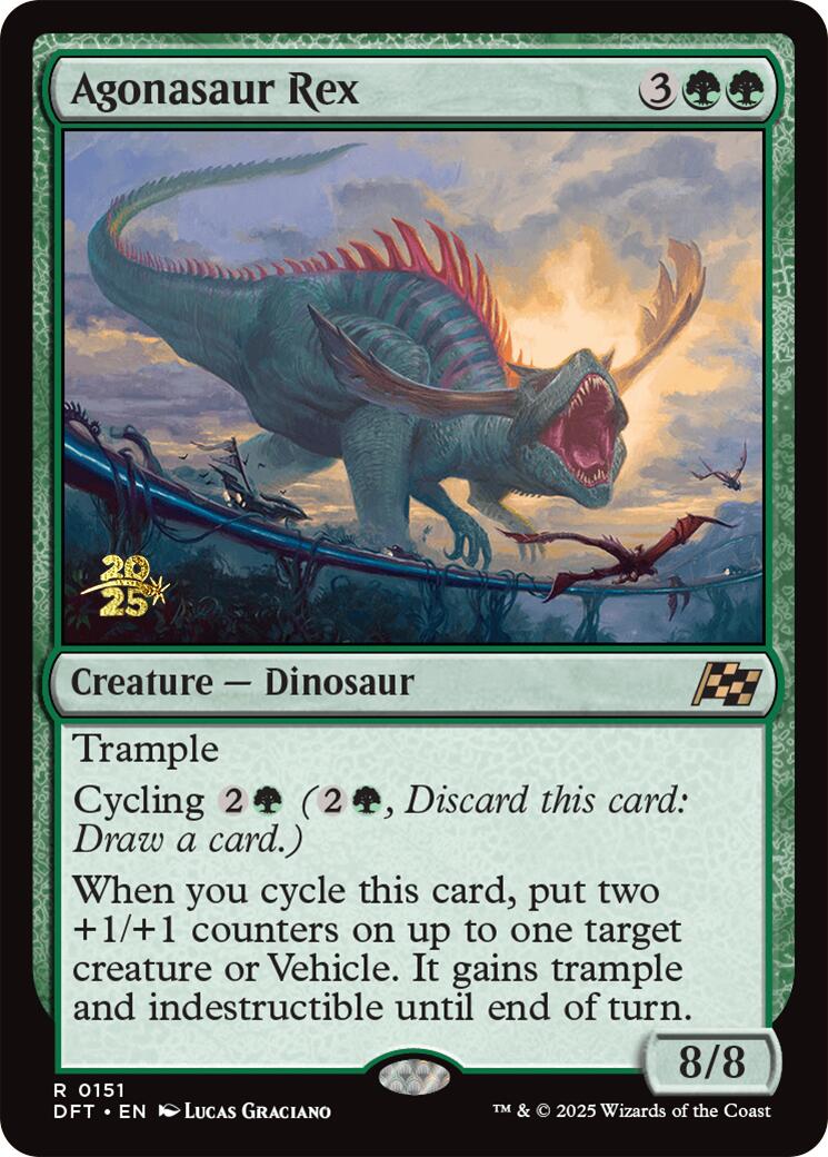 Agonasaur Rex [Aetherdrift Prerelease Promos] | Spectrum Games