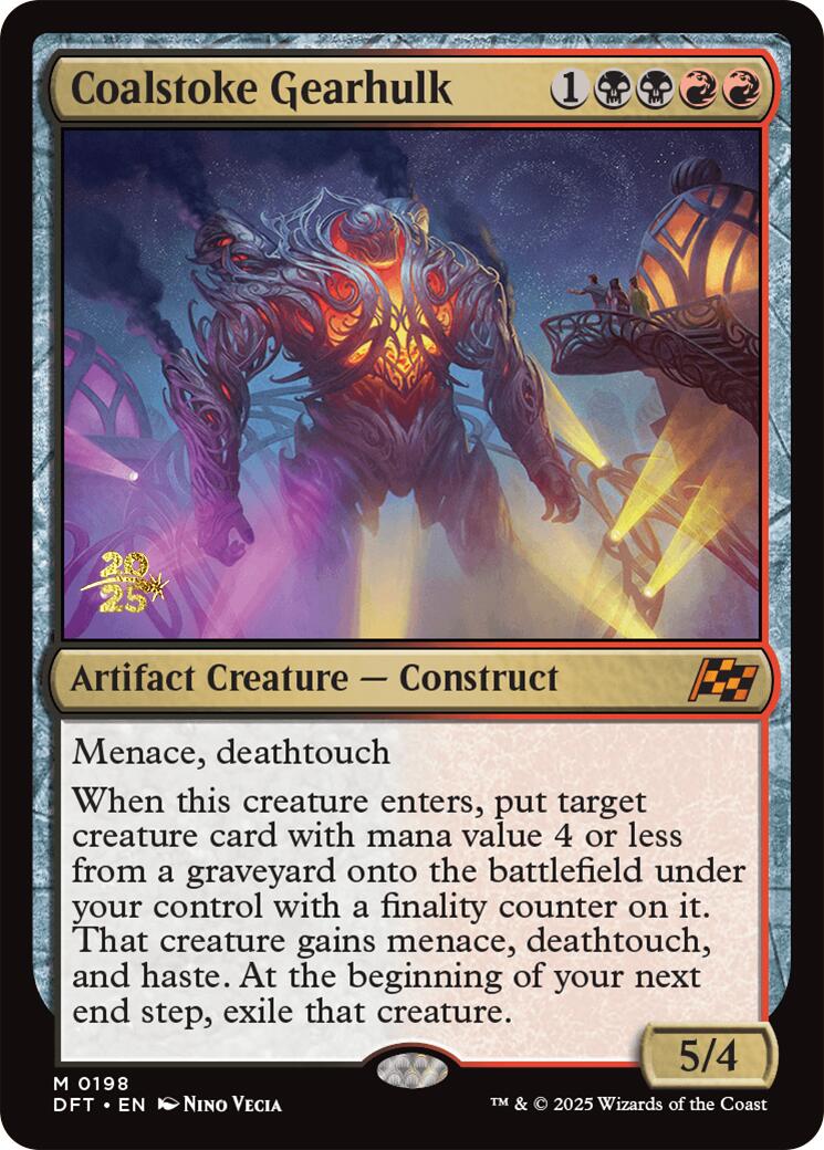 Coalstoke Gearhulk [Aetherdrift Prerelease Promos] | Spectrum Games