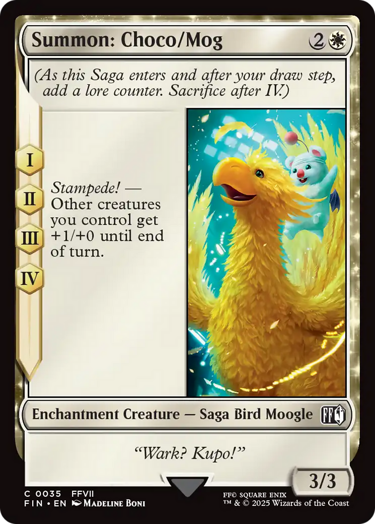 Summon: Choco/Mog [FINAL FANTASY] | Spectrum Games