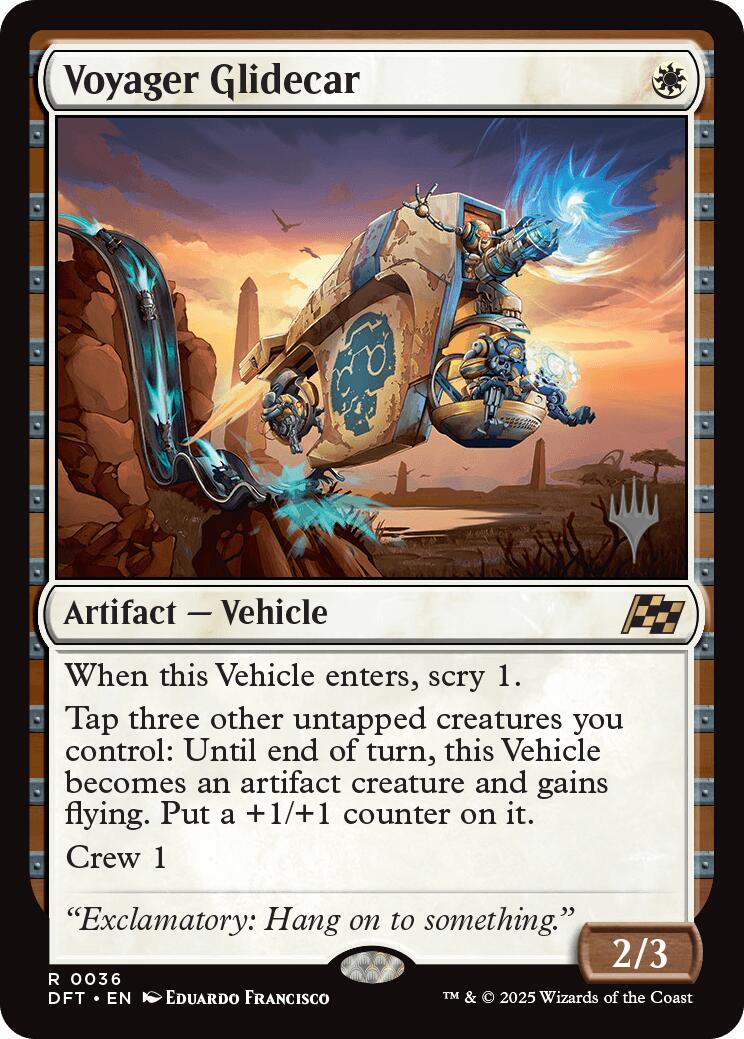 Voyager Glidecar (Promo Pack) [Aetherdrift Promos] | Spectrum Games