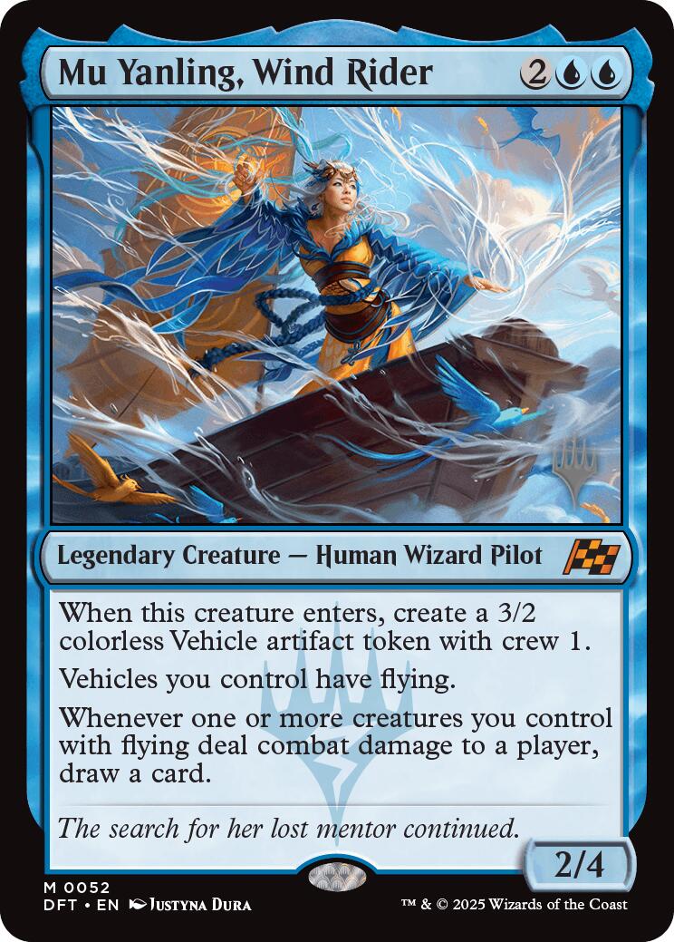 Mu Yanling, Wind Rider (Promo Pack) [Aetherdrift Promos] | Spectrum Games