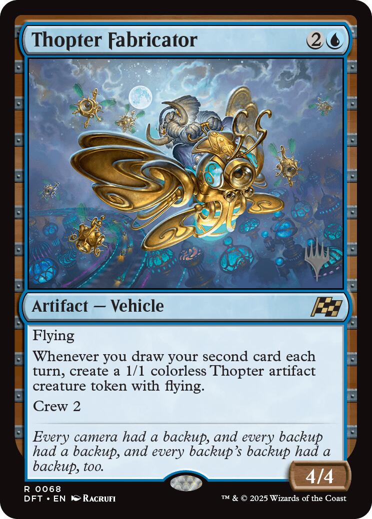 Thopter Fabricator (Promo Pack) [Aetherdrift Promos] | Spectrum Games