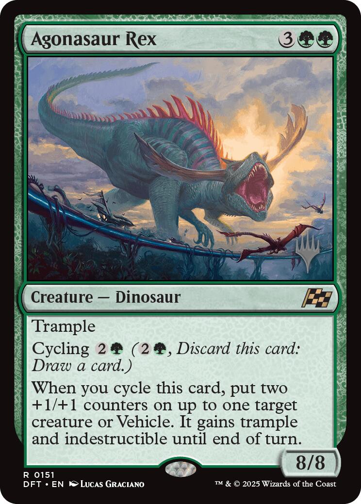 Agonasaur Rex [Aetherdrift Promos] | Spectrum Games